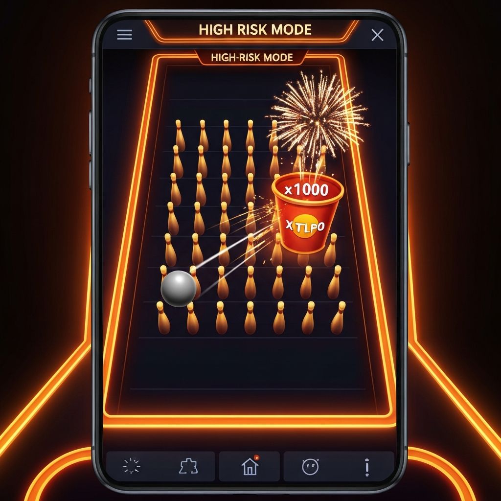 Plinko мобильная версия — выигрыш x1000 с высоким риском 16 рядов